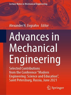 cover image of Advances in Mechanical Engineering